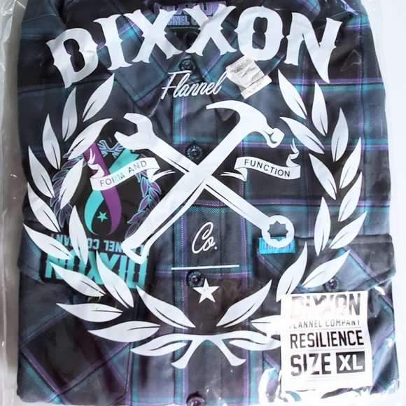 DIXXON Flannel RESILIENCE Flannel Shirt Men's XL - Picture 3 of 5